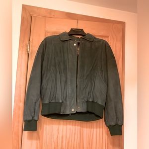 Green Leather Jacket thinsulate